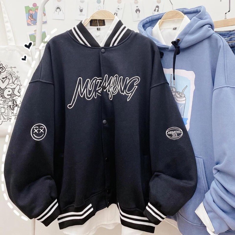 [Mã SKAMA06 giảm 8% tối đa 50K đơn 250K] Áo Bomber Nỉ Lót Bông MR MING Unisex