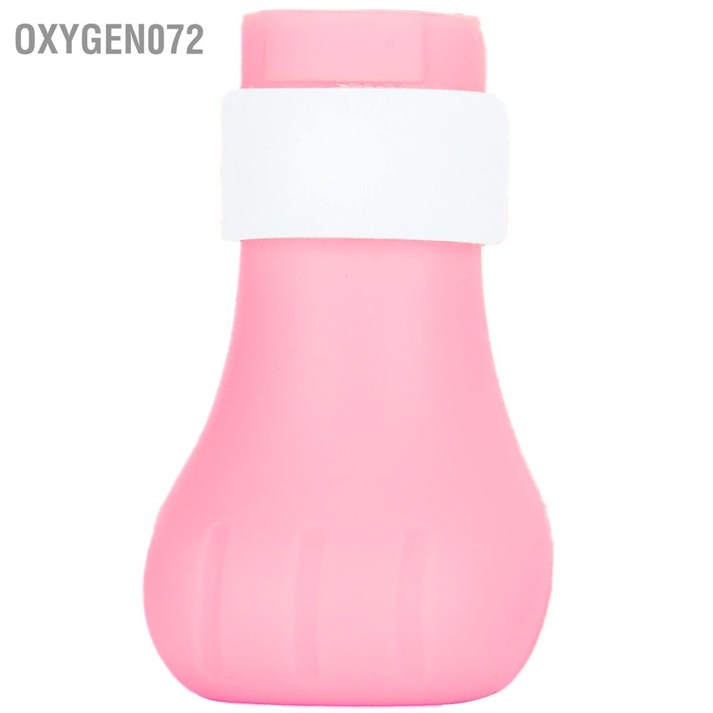 Oxygen072 4 cái Chống Trầy Da Bàn Chân Mèo Có Thể Điều Chỉnh Silicone Pet AntiOff Claw Shoes Boots Bìa