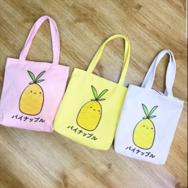 TÚI TOTE TRÁI THƠM CỰC CUTE STYLE HÀN QUỐC