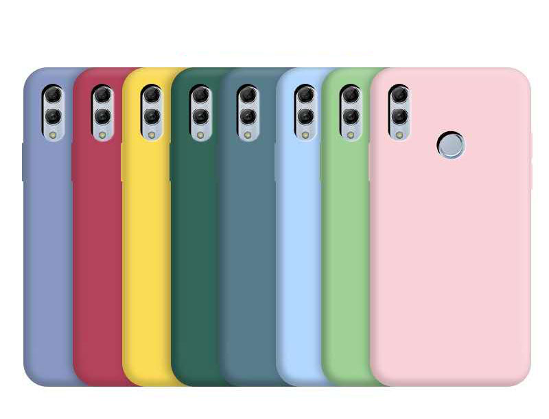 Ốp điện thoại silicon màu trơn nhiều màu tự chọn cho Huawei honor 10 lite
