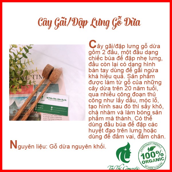 Cây Gãi/ Đập Lưng Gỗ Dừa