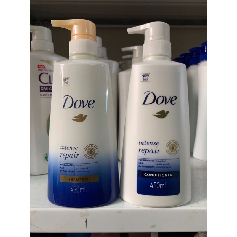 Gội và xả DOVE thái lan 450ml và 450ml