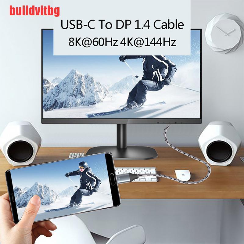 Cáp Chuyển Đổi Usb C Sang Dp1.4 Displayport 8k 30hz 4k 144hz Cho laptop hãng táo pro Display Gvq