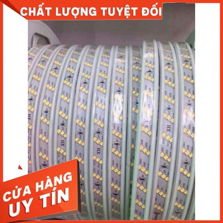 Cuộn LED 220V 100m 2835 3 hàng Dây Đồng,Led Cuộn 220V,Led Chăng Cây,Quẫn Cây