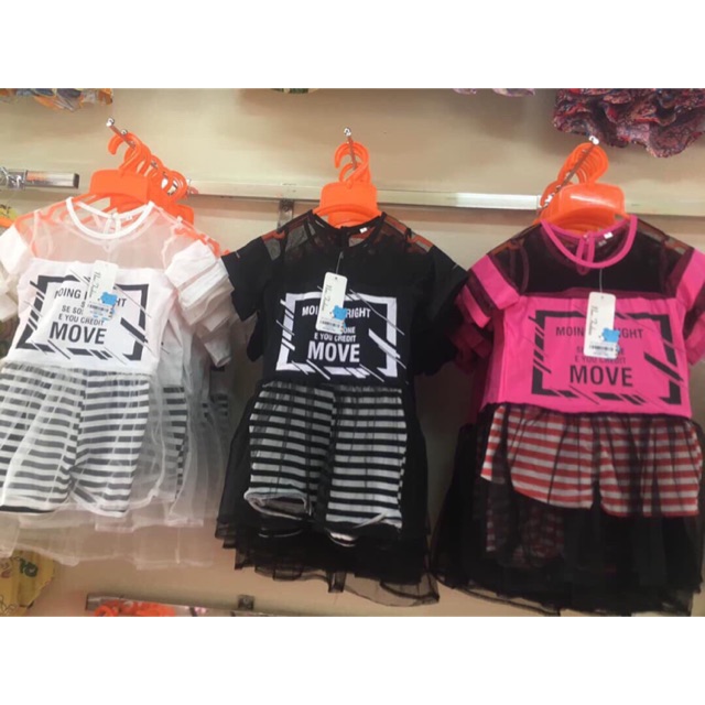 Combo 3 đầm bé gái