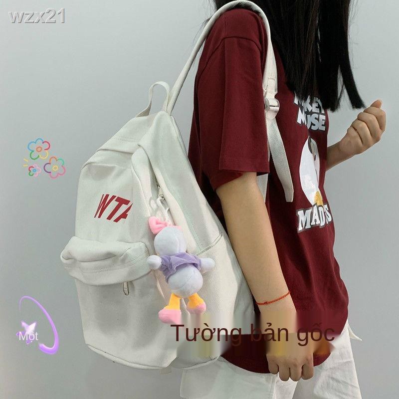 minibag  cặp học sinh phiên bản Hàn Quốc của trường trung Harajuku ulzzang nữ ba lô đơn giản và đa năng vải in triều