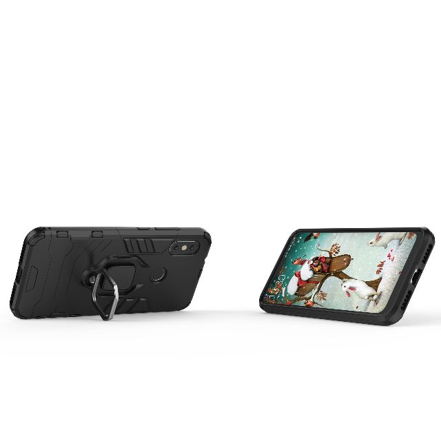 Ốp lưng Xiaomi A2 Lite / Redmi 6 Pro chống sốc Iron Man Iring cao cấp giá đỡ xem phim