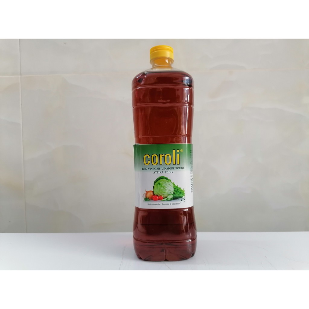 [1 Lít] Giấm ĐỎ [Netherlands] COROLI Red Vinegar (tgc-hk)