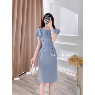 Bán sỉ váy đai xoắn eo tay bèo