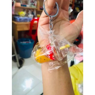 móc khoá ly trà sữa