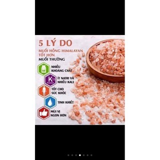 [SIÊUDEAL] Muối Hồng Himalayan dạng bột mịn 50gram