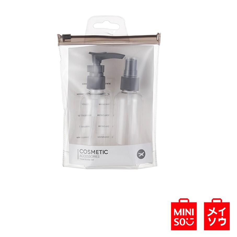 Bộ Chai Chiết Mỹ Phẩm Du Lịch Miniso Tiện Dụng