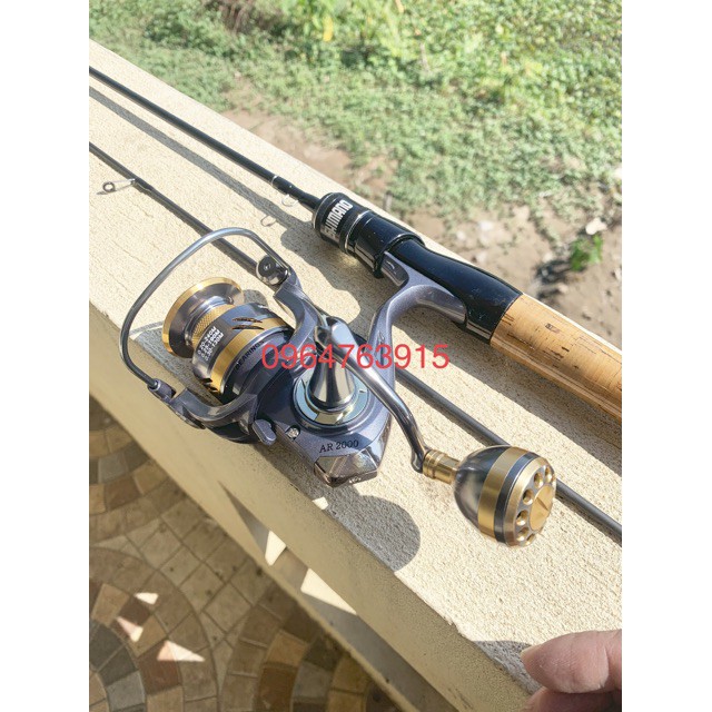 Combo lure suối và cá nhỏ bộ cần UL Shimano và máy Deuiko AR2000 hàng  hót