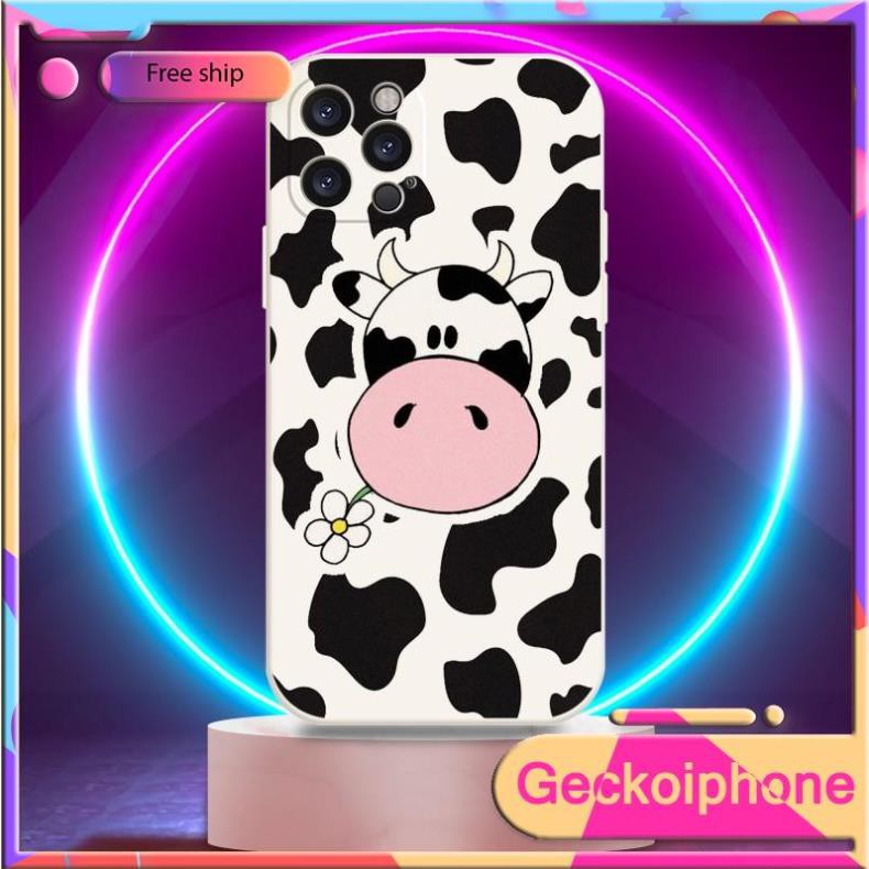 ốp lưng iphone  Từ 6 đến 12 promax Bò Cute  geckoD49
