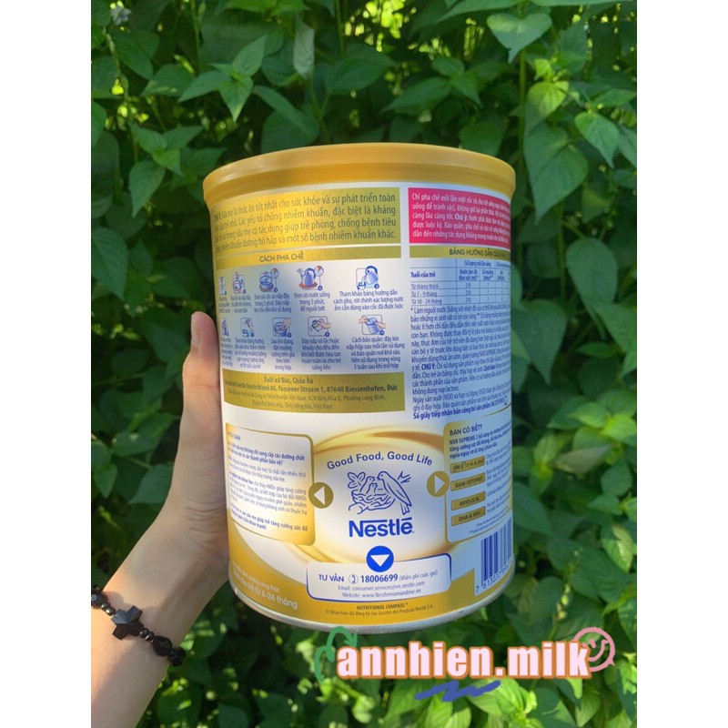 Sữa Nan Supreme 2 (từ 6 - 24 tháng) - hộp 800g