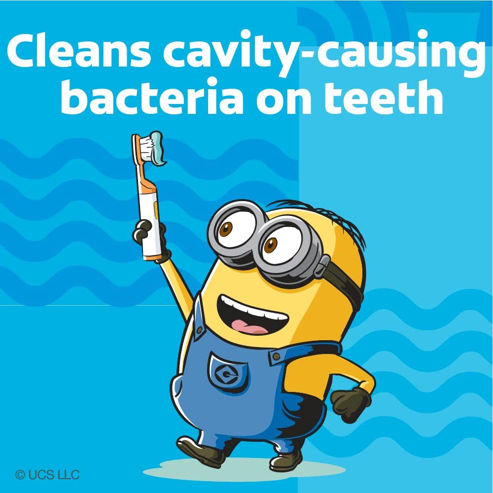 Bàn chải đánh răng pin điện Colgate Minion dành cho trẻ em Kids Battery Powered Toothbrush Minions Extra Soft Bristles