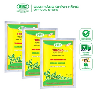 Combo 3 gói phân vi sinh vật GOLD, phòng ngừa nấm bệnh, dạng bột hòa tan 600g