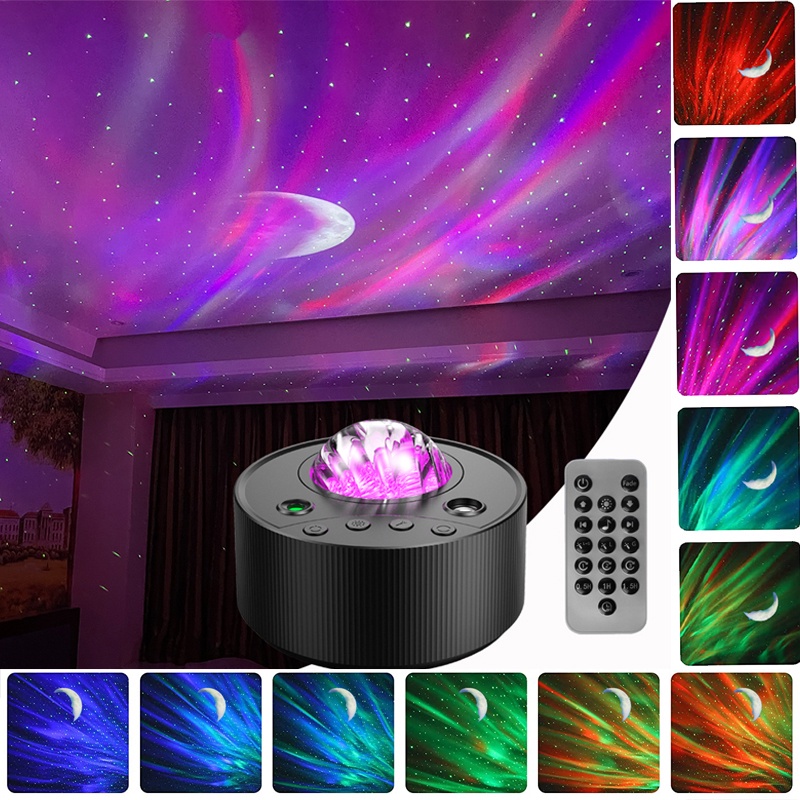 Đèn Chiếu Bầu Trời Đầy Sao Màu Aurora Trang Trí Phòng