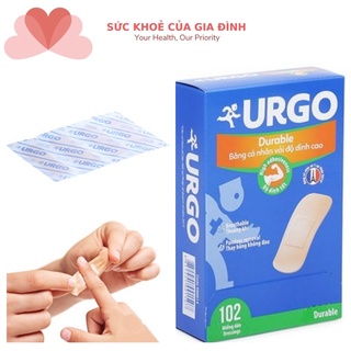 Băng cá nhân vải độ dính cao urgo Durable 102 miếng - SỨC KHOẺ CỦA GIA ĐÌNH