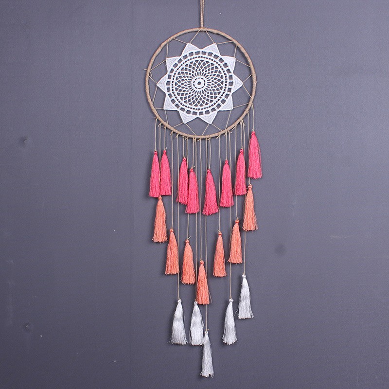 Đồ Treo Trang Trí Dreamcatcher Lông Vũ Lớn Màu Tím ( Bao Giá Toàn Shopee) Loại Có Đèn