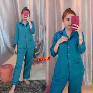 Đồ Bộ Phi Bóng Tay Dài Phối Nơ