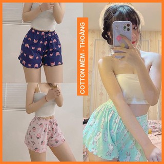 [JOSE10PTD GIẢM10%TỐIĐA10KĐƠN700K] Quần đùi nữ mặc nhà nhiều hình dễ thương freesize dưới 60kg Josee'