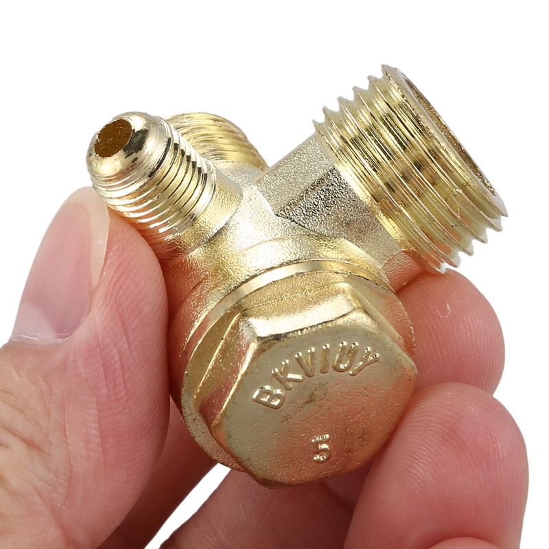 Van Kiểm Tra Máy Nén Khí 3 Chiều 2 / 5 &quot;3 / 8&quot; PT 1 / 2 &quot;PT