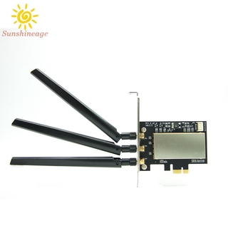 Ăng Ten Cho Pc / Hacktosh Bcm943602Cs Wifi + Bluetooth 4.0 Sang Pci-E X1