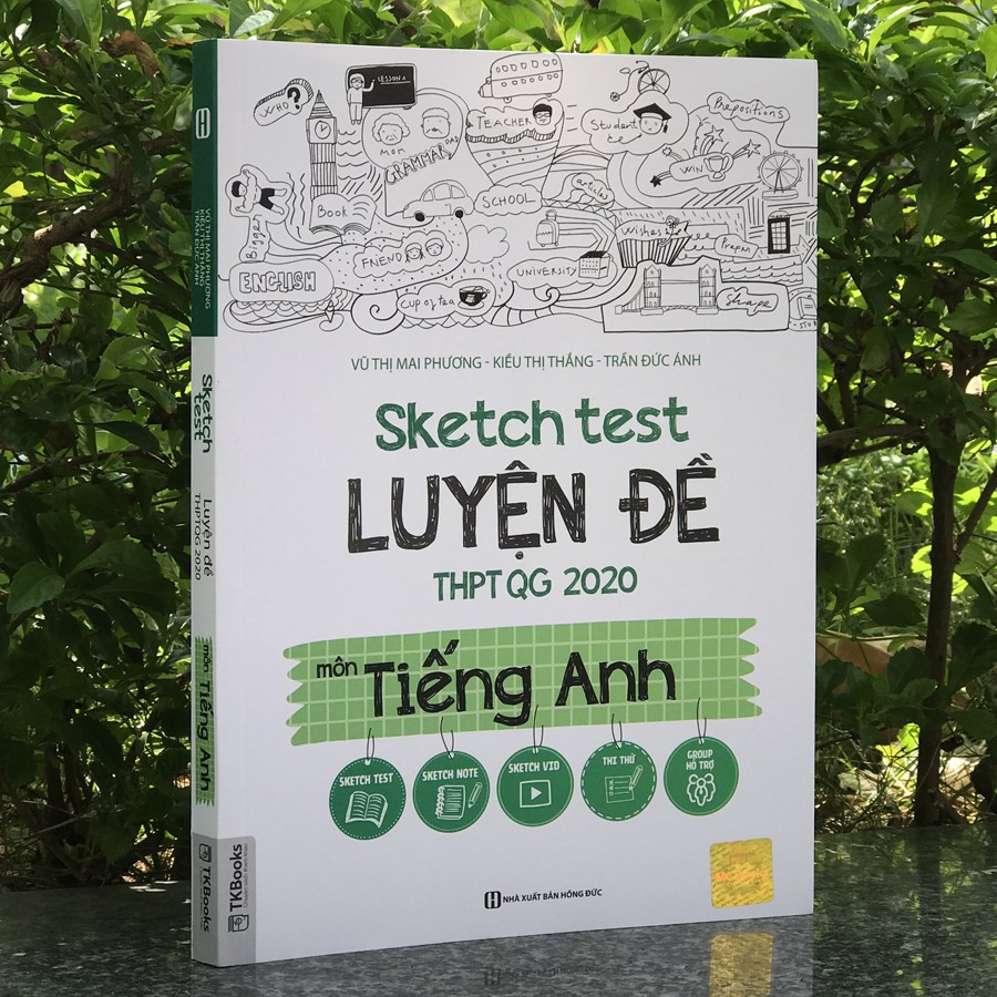 Sách - Combo luyện thi khối A1: Sketch Test Luyện Đề THPT QG 2020 môn Toán, Vật lí, Tiếng anh