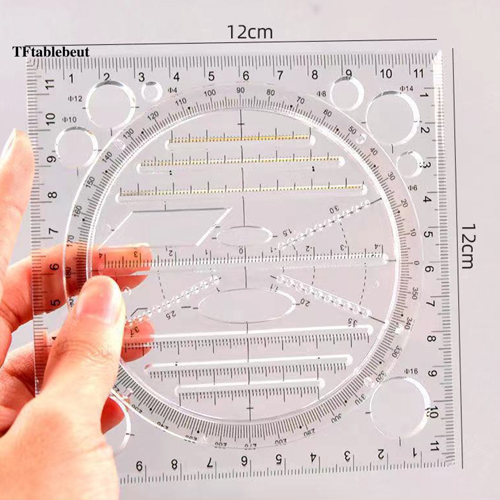 Thước Đo Góc Rộng Độ Chính Xác Cao Bằng Nhựa Tiện Dụng