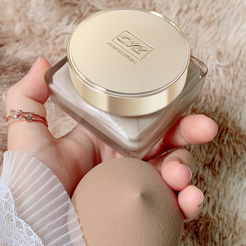 ✘Kem dưỡng ẩm CVZ Cushion nền Nấm Head Quicksand che khuyết điểm chống thấm nước Beauty Brightening Liquid Foundation C