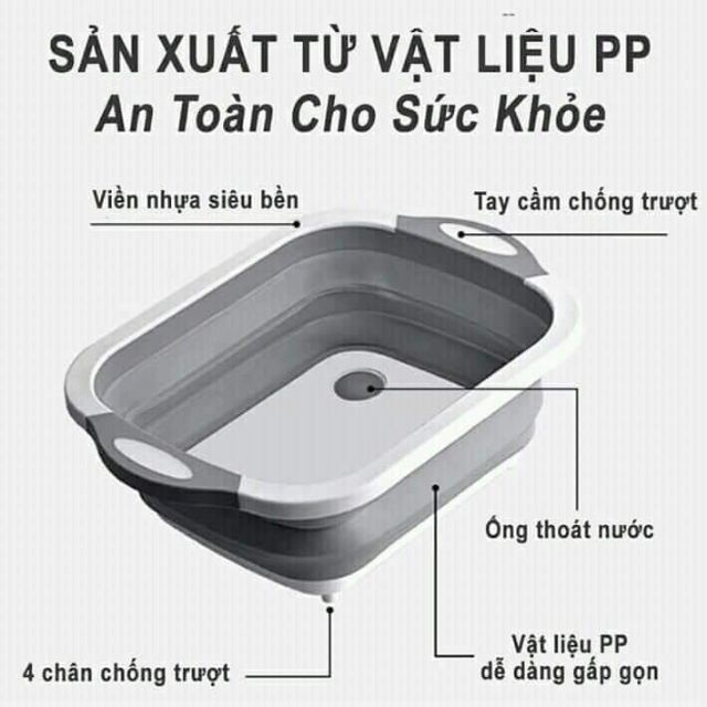 Chậu rửa đa năng kiêm thớt