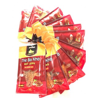Combo 10 gói bò miếng hữu gia 50gr