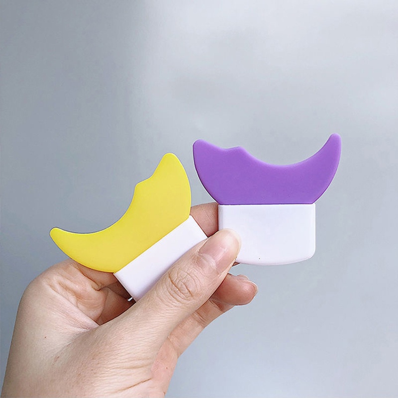 Dụng Cụ Trang Điểm Mắt / Mascara Mini Bằng Silicon Mềm Không Nhuộm