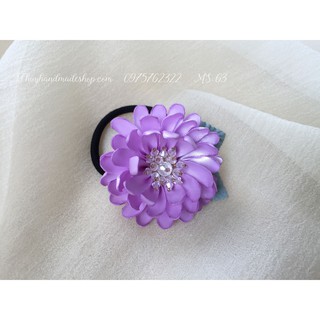 Dây buộc tóc hoa handmade ms 63