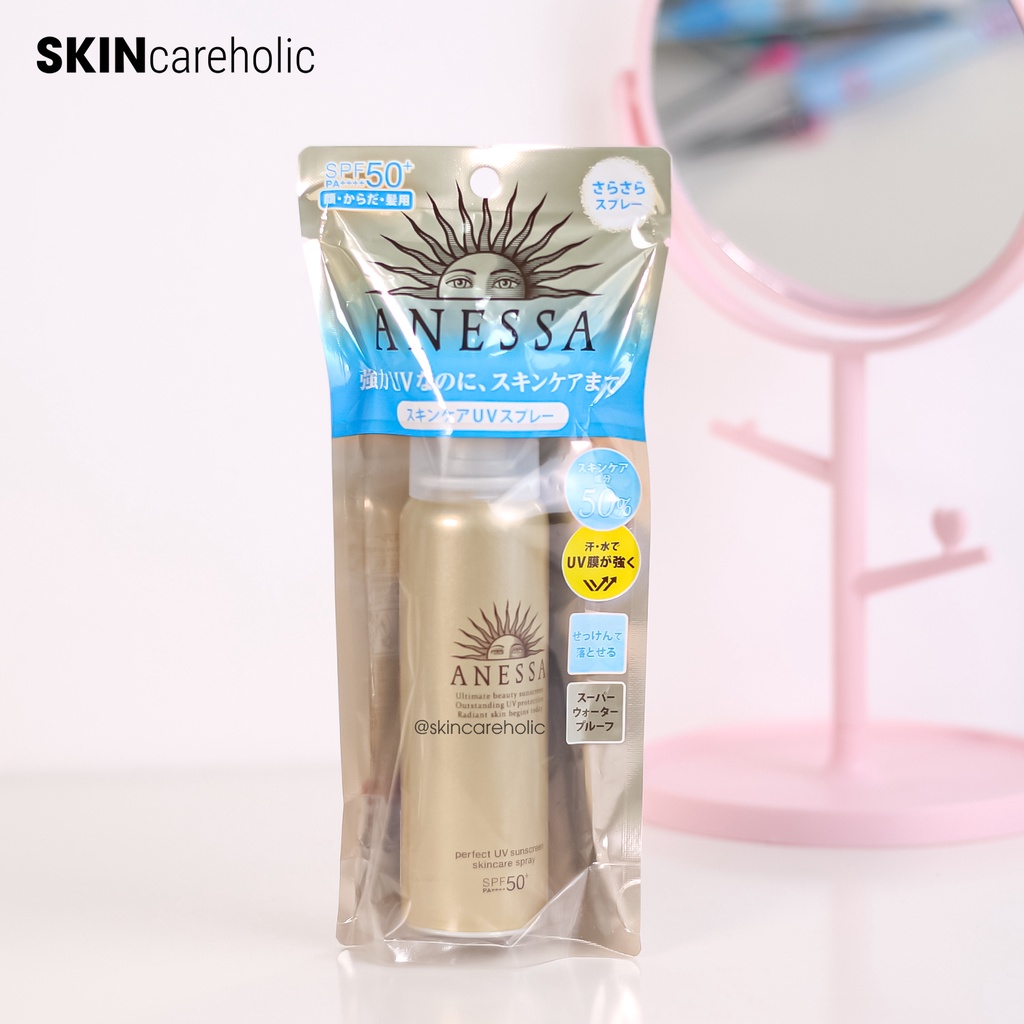 Gel Và Xịt Chống Nắng Anessa Perfect UV Sunscreen Skincare