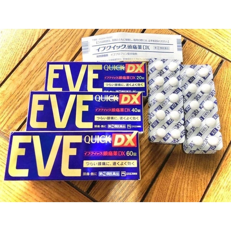 「Hàng_Nhật」 Viên uống Eve quick giảm đau hiệu quả Nhật Bản 40 viên 「Hàng_Auth」