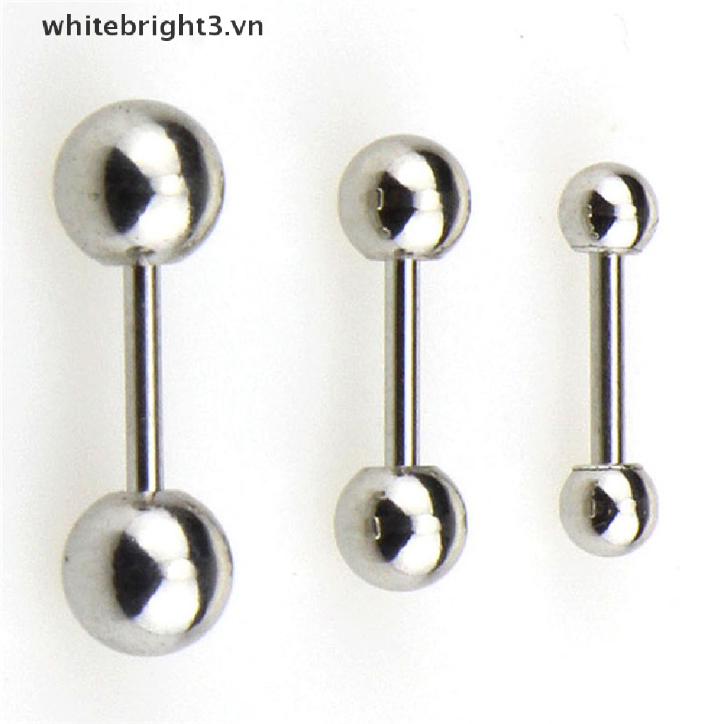 ^ Hàng Có Sẵn ^ Khuyên Xỏ Sụn Tai Bằng Thép Không Gỉ Helix