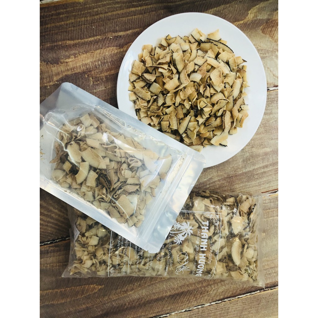 gói dừa sấy giòn 100gr