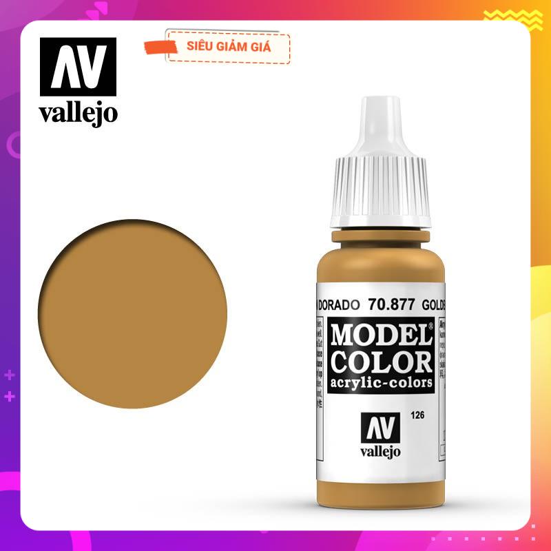 Sơn VALLEJO 70.877 Model Color 126 Goldbrown Matt 17 ml