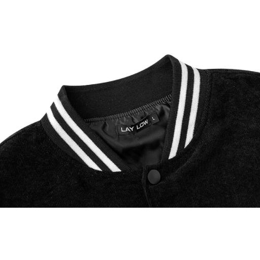 Áo khoác Varsity Nelly Basic in chữ "Parallcl" áo bomber