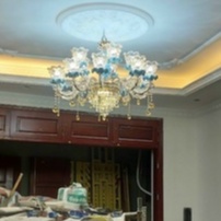 Đèn chùm NEKO loại 15 tay phong cách sang trọng, trang trí nội thất hiện đại - kèm bóng LED .