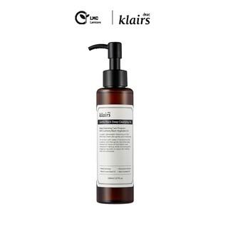 Dầu Tẩy Trang Làm Sạch Sâu Da Cung Cấp Dưỡng Chất Klairs Gentle Black Deep Cleansing Oil 150ml - Skin hub