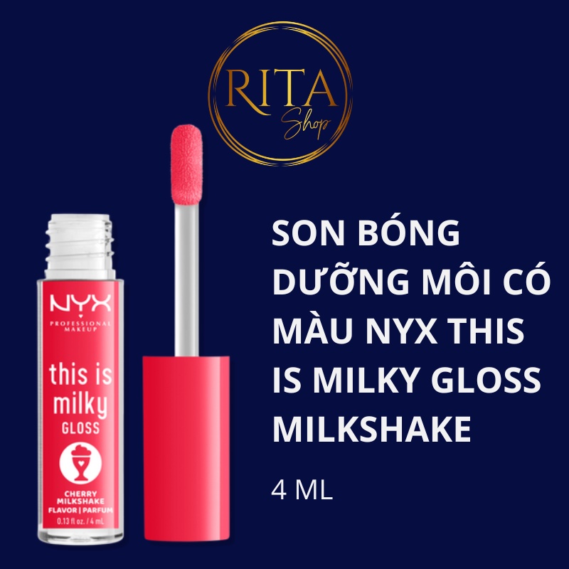 [Bản mới 2022] Son bóng dưỡng môi có màu NYX This is Milky Gloss Milkshake