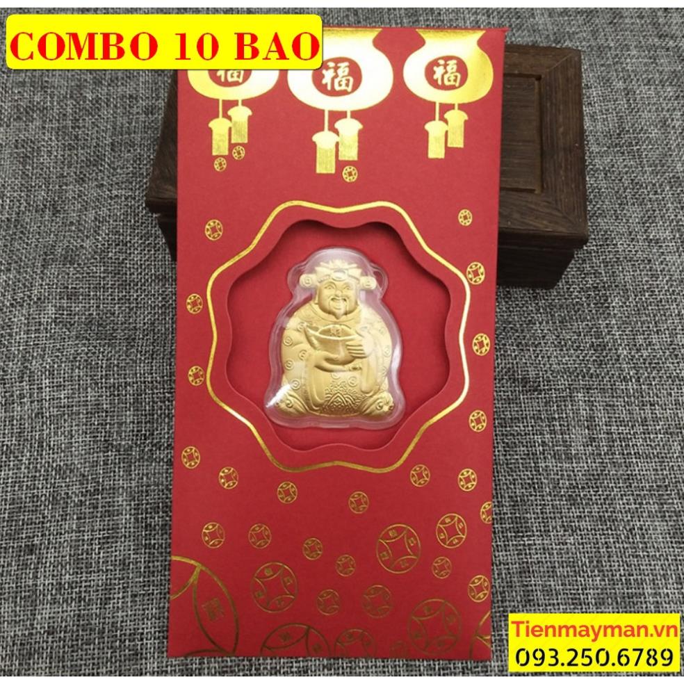 [COMBO 10] Bao Lì Xì Thần Tài Vàng