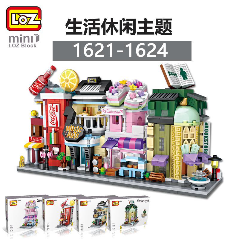 LEGO Loz Bộ Đồ Chơi Cửa Hàng Trang Điểm Chất Lượng Cao