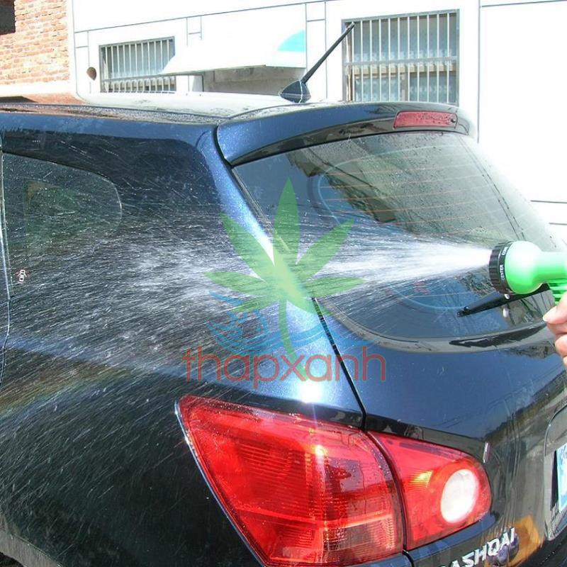 Bộ vòi xịt nước tưới cây, Rửa xe BDT-6231 Vòi 7 in 1 + 15m dây 16mm