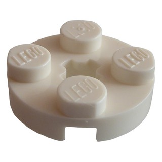 [1 Cái] LEGO Đế Tròn Trắng 2x2 Với Lỗ Trục ID 403201 4032