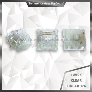 Jwick Linear Switch Lubed 105-205 | Lựa Chọn Thay Thế Gateron & Akko CS | Red / Yellow / Clear | VCK
