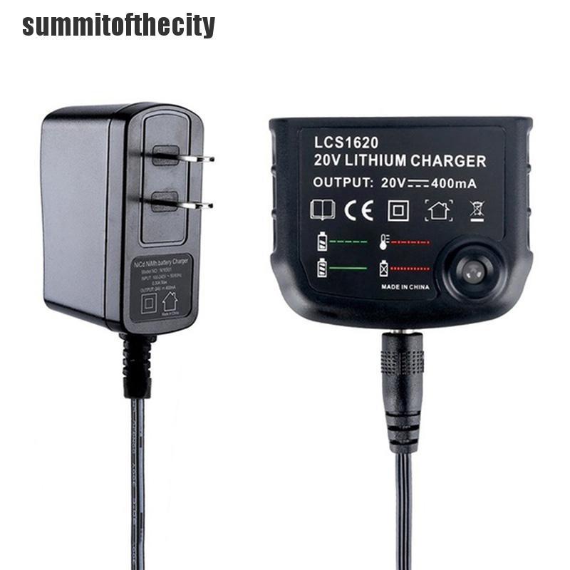 Bộ Sạc 20V Lithium LCS1620 Màu Đen + Có Thể Sạc Lại / STANLEY LBXR20